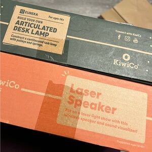 2 Building kits from Kiwi Crate- these are Eureka kits designed for 12 and older